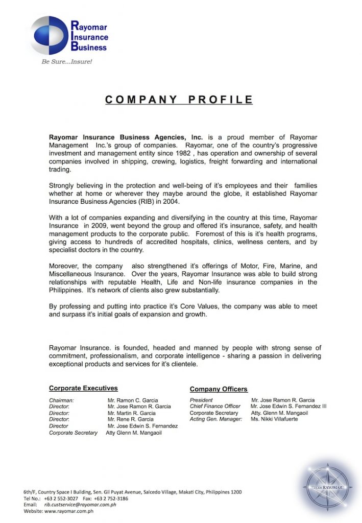 Corporate Officers - Rayomar Management Inc.