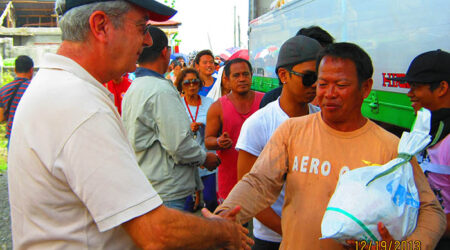 Disaster Relief Community Work for Typhoon Yolanda