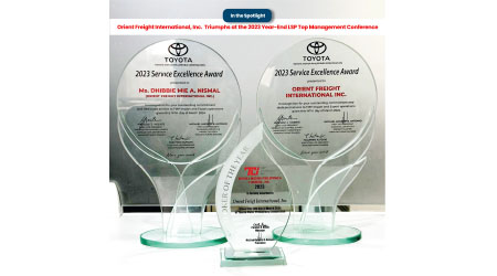 Orient Freight International, Inc. Triumphs at the 2023 Year-End LSP Top Management Conference